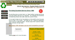Desktop Screenshot of kay-met.com